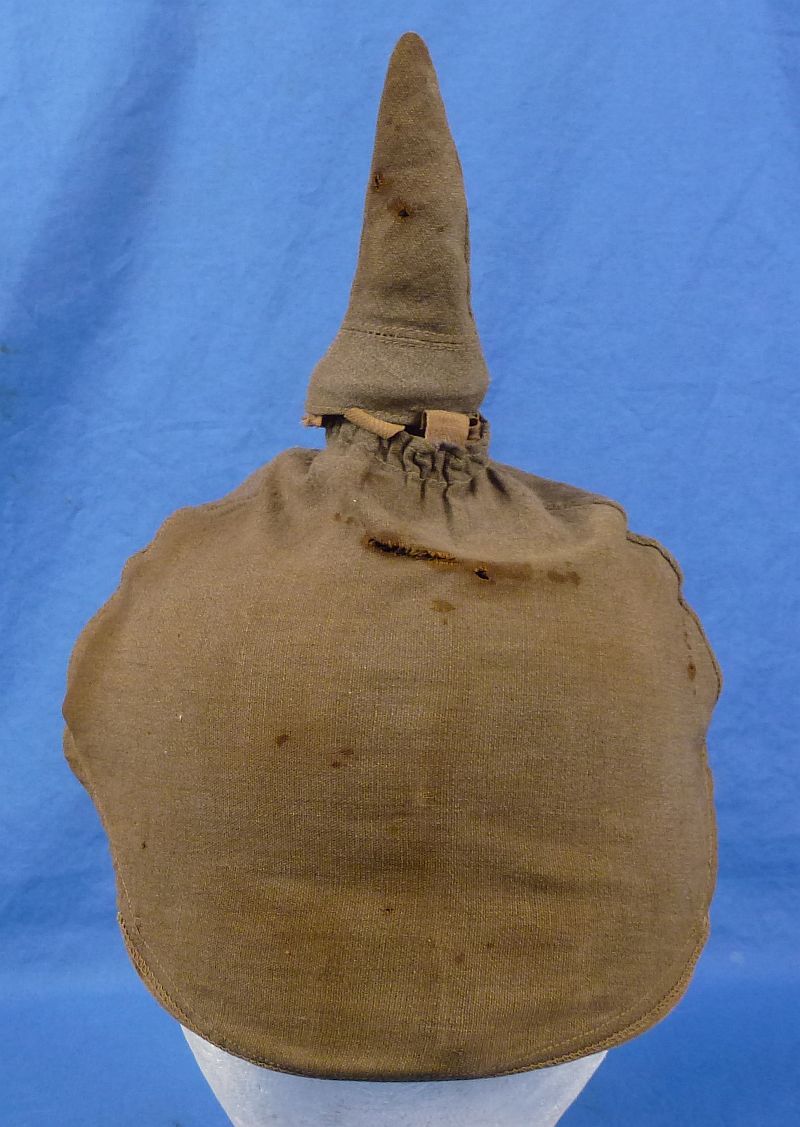 Imperial Prussian Reserve Officer Pickelhaube with Cloth Cover - Image 14