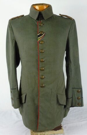 Field Gray M1910 Uniform Tunic for a Leutnant of the 11th (1st West Prussian) Foot Artillery Regiment
