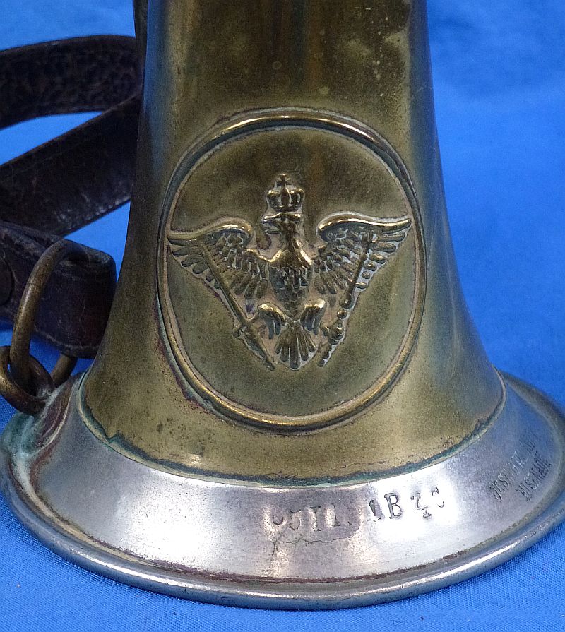 Imperial German Army Unit Marked Bugle - Image 2