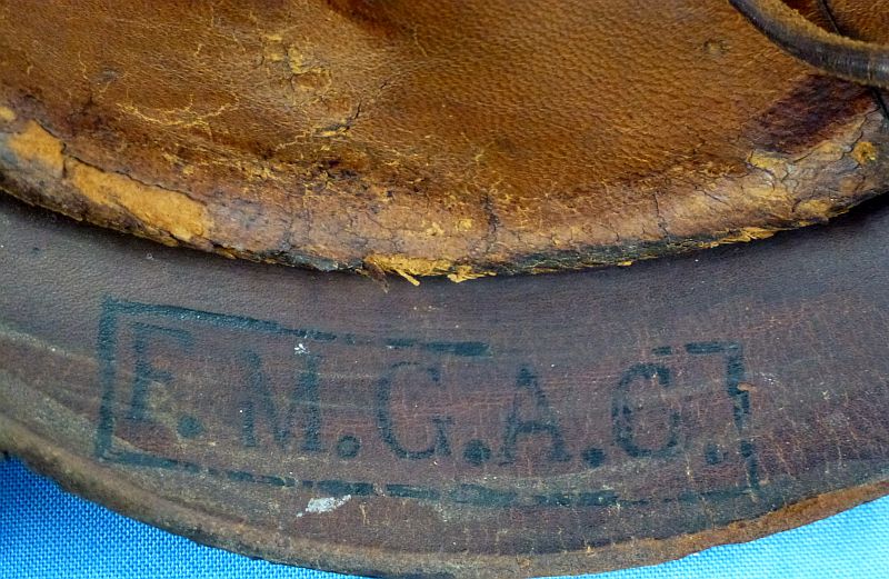 WWI Model 1915 Imperial Prussian Jäger EM/NCO Shako Marked to a Machine Gun Unit - Image 8