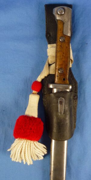 1887 Dated Model 1884/98 Bayonet by WKC with Frog and Portepee