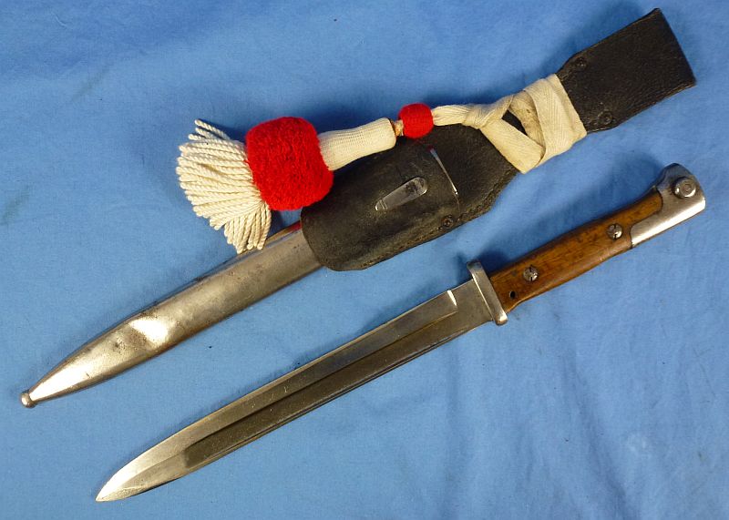 1887 Dated Model 1884/98 Bayonet by WKC with Frog and Portepee - Image 2