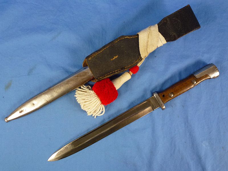 1887 Dated Model 1884/98 Bayonet by WKC with Frog and Portepee - Image 3