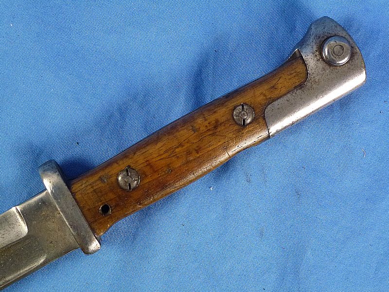 1887 Dated Model 1884/98 Bayonet by WKC with Frog and Portepee - Image 9