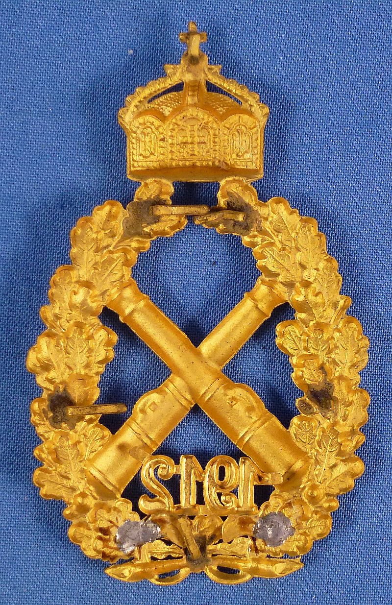 1912 Imperial German Artillery Kaiser Shooting Prize Badge (Kaiserabzeichen der Artillerie) - Image 2