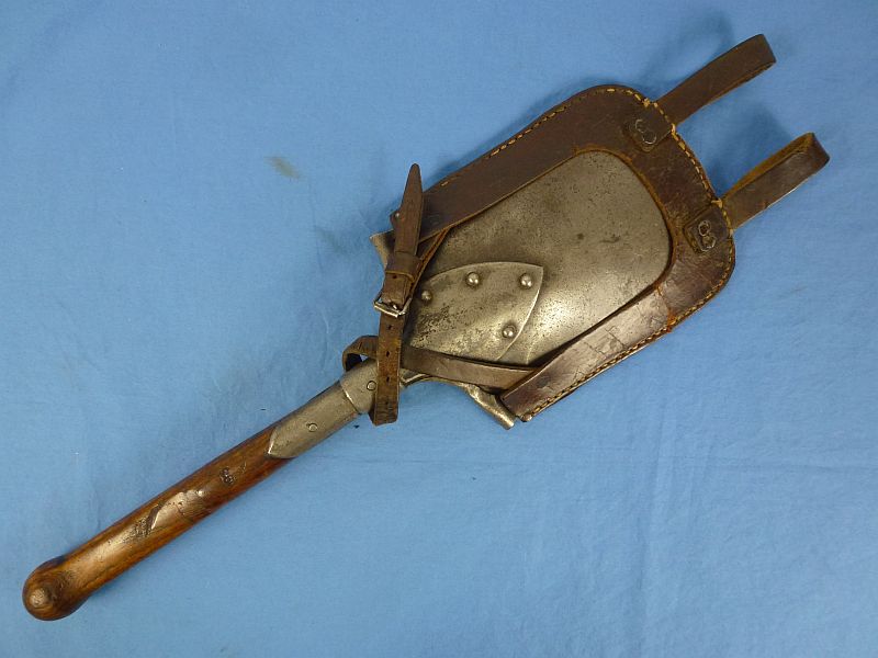 1915 Dated German Entrenching Tool with Carrying Cover - Image 2