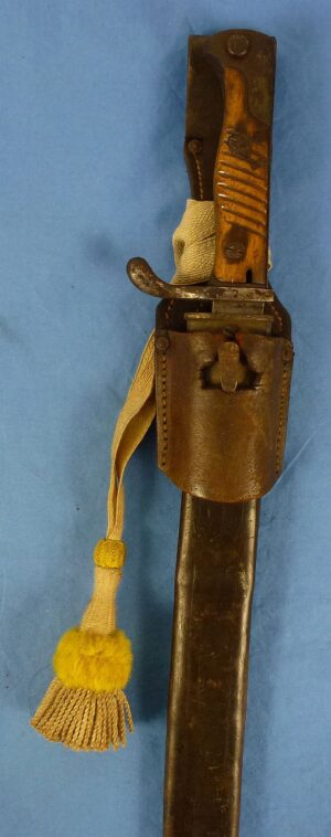 1915 Dated Imperial German Model M1898/05 Butcher Blade Bayonet by E. & F. Horster with Frog and Knot