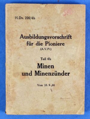 1944 German Pioneer Manual on Mines
