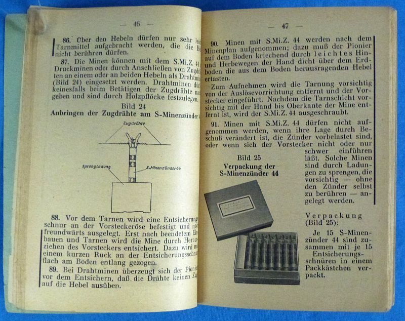 1944 German Pioneer Manual on Mines - Image 4