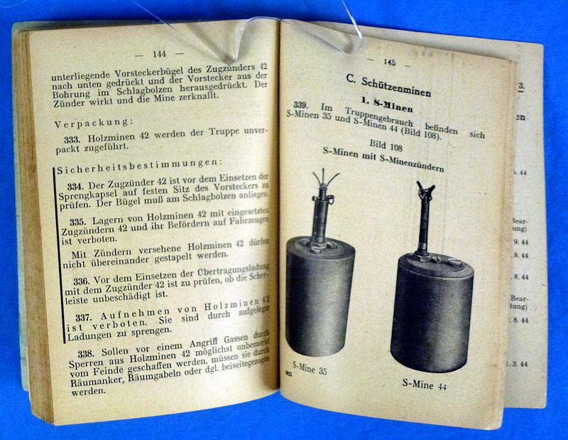 1944 German Pioneer Manual on Mines - Image 6