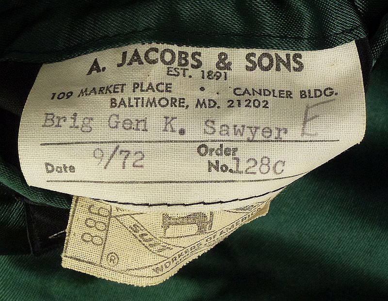 The Uniform Tunic of Three War Veteran U.S. Army Major General Kenneth T. Sawyer - Image 13