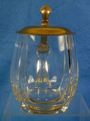 1937 Presentation Army Infantry Regiment 17 Stein with Totenkopf Lid