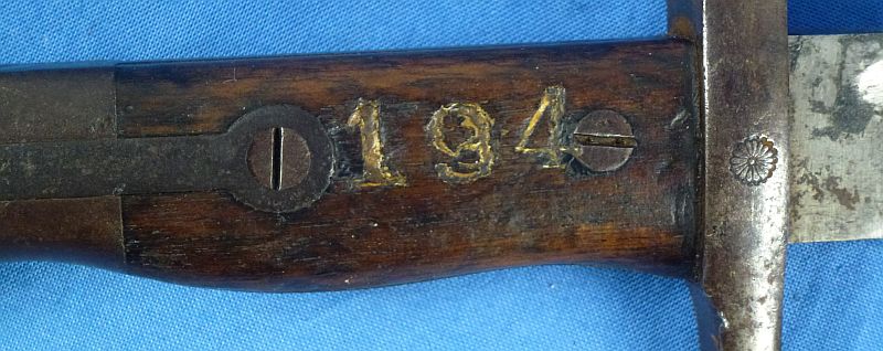 Imperial Japanese Type 18 Murata Bayonet with Chrysanthemum - Image 4