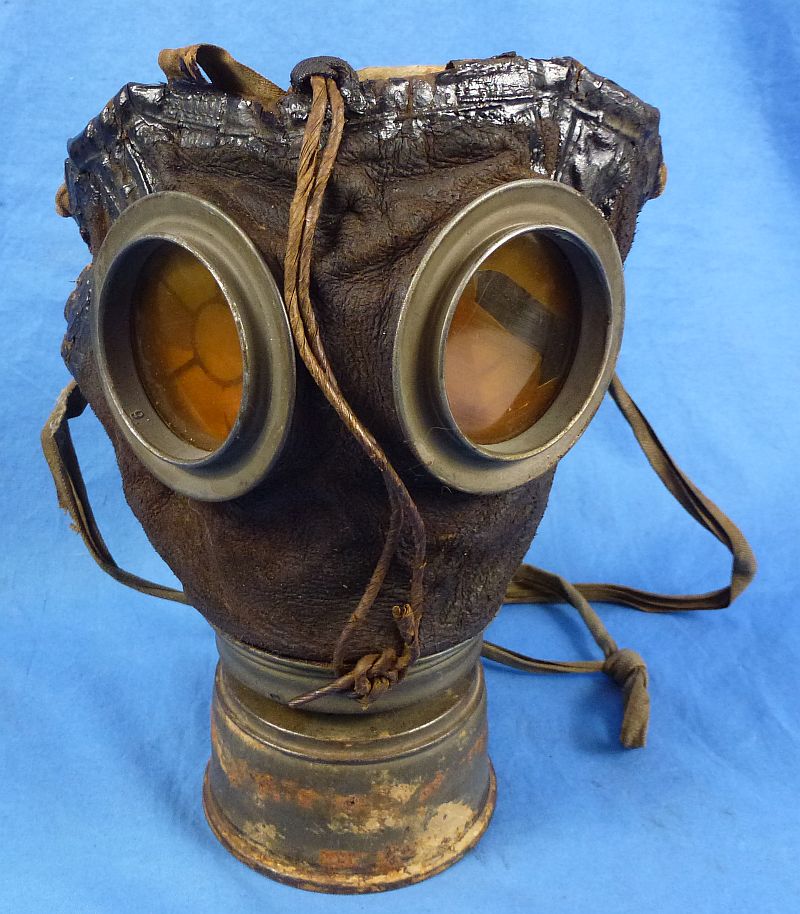 Named WWI German Model 1917 Gas Mask in Carrying Canister - Image 2
