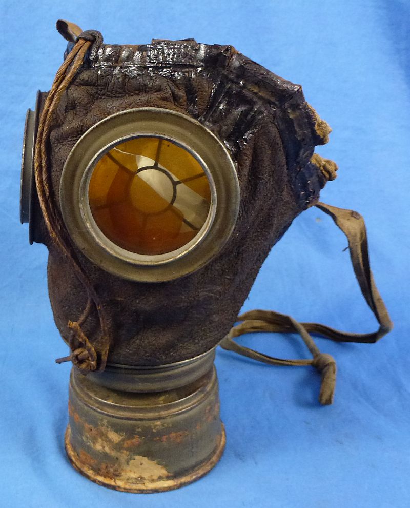 Named WWI German Model 1917 Gas Mask in Carrying Canister - Image 3