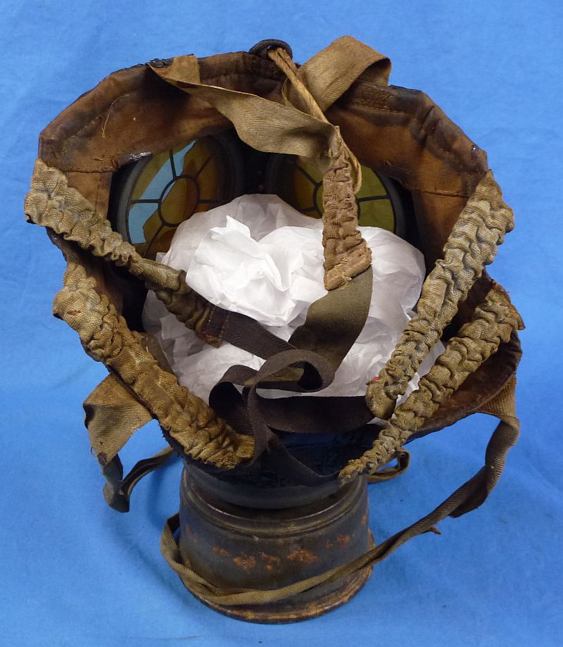 Named WWI German Model 1917 Gas Mask in Carrying Canister - Image 5