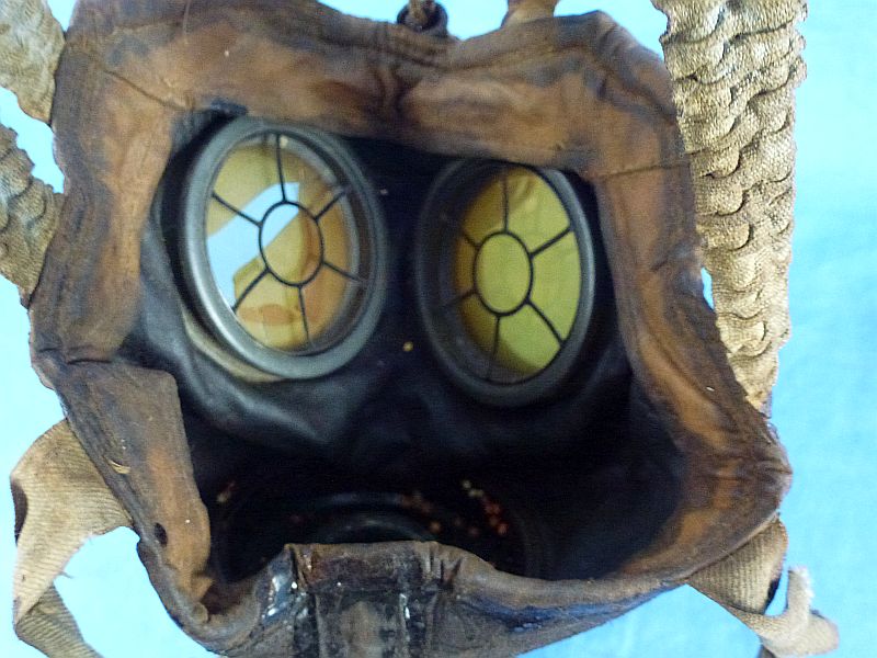 Named WWI German Model 1917 Gas Mask in Carrying Canister - Image 7