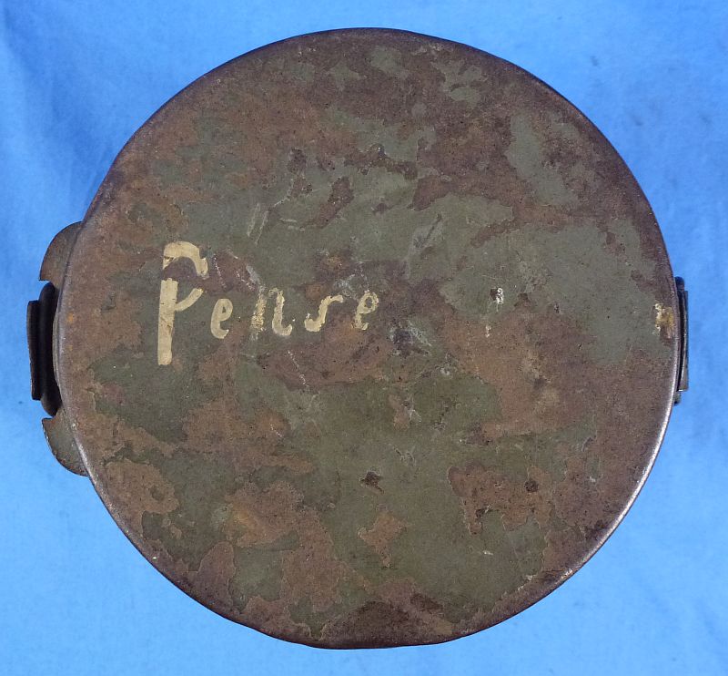Named WWI German Model 1917 Gas Mask in Carrying Canister - Image 8