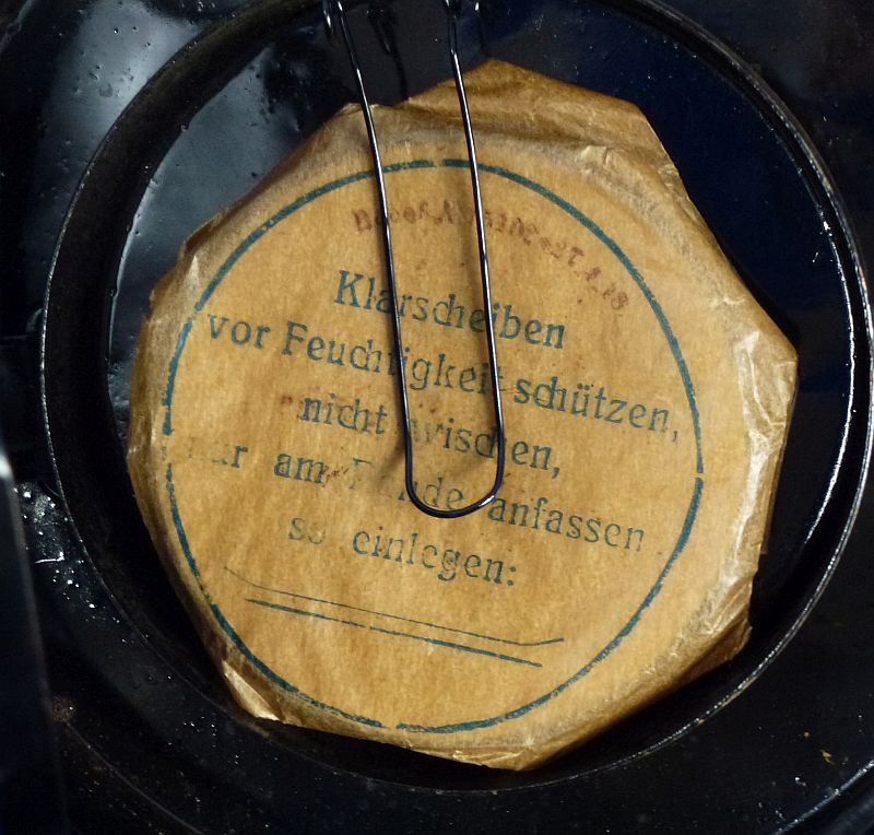 Named WWI German Model 1917 Gas Mask in Carrying Canister - Image 12