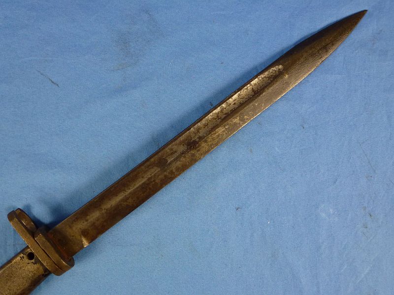 Unit Marked WWI German Ersatz Bayonet with Frog - Image 5