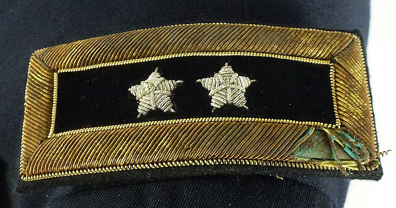 The Dress Blue Uniform Tunic and Mess Dress Jacket of Three War Veteran U.S. Army Major General Kenneth T. Sawyer with Flags - Image 6