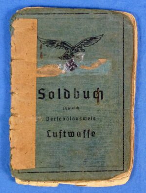 WWII Luftwaffe Soldbuch