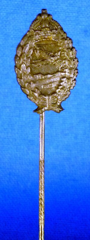 Imperial Prussian Pilot Badge Stickpin Marked "L/50" (Godet & Co.)