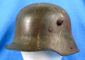 Camouflaged German Model 1916 Combat Helmet