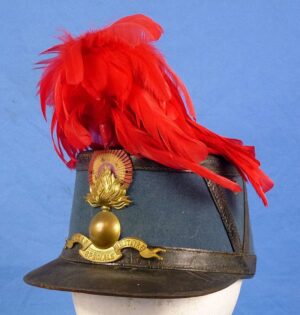 1874 French Shako of the Military Academy in Saint-Cyr