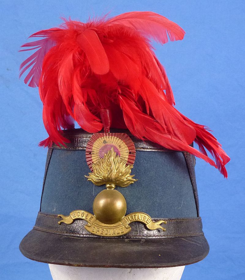 1874 French Shako of the Military Academy in Saint-Cyr - Image 2