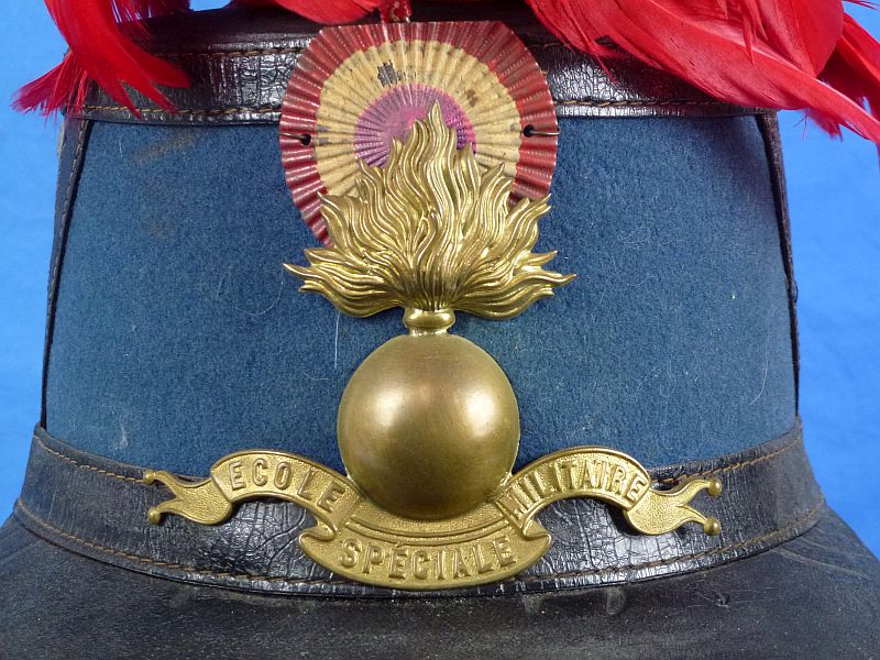 1874 French Shako of the Military Academy in Saint-Cyr - Image 3