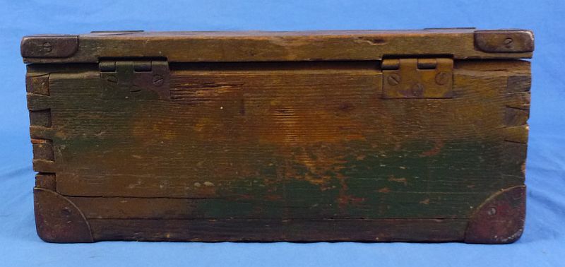 Cased 1916 Dated German Minenwerfer Shell Casings & Box - Image 10