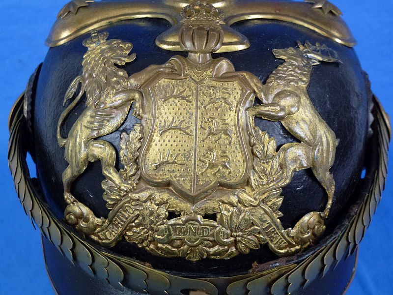 Imperial Wurttemberg Artillery Officer Pickelhaube - Image 3