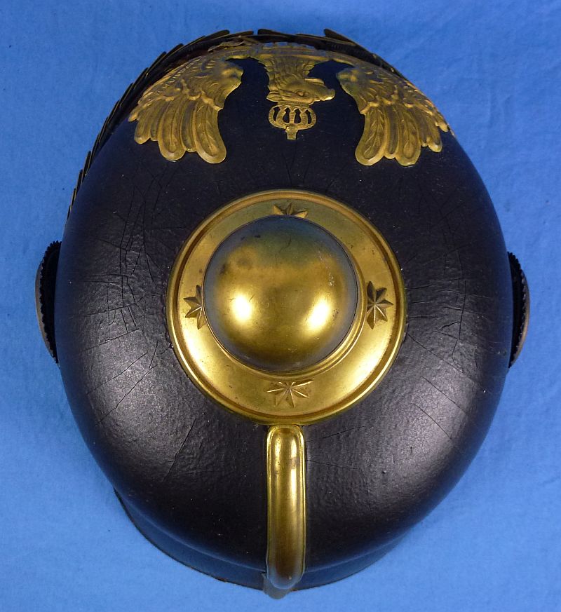 Cased Imperial Prussian Artillery Officer Pickelhaube - Image 7
