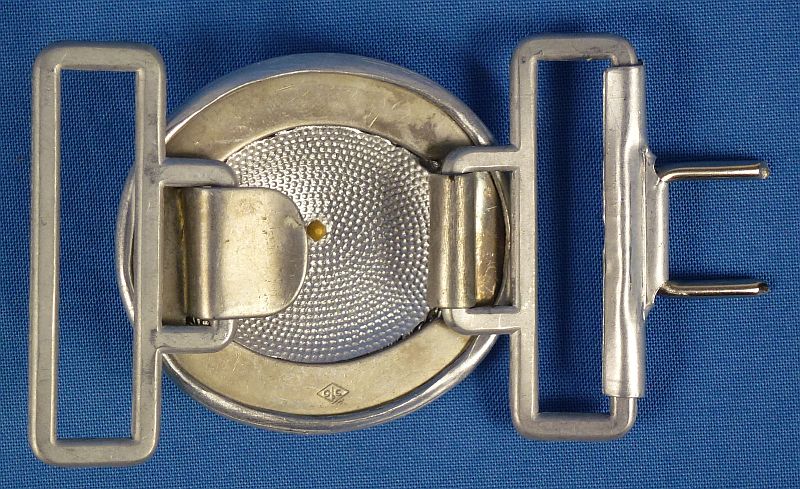 First Pattern Luftwaffe Officer Buckle with Drop Tail Eagle by Overhoff & Cie - Image 2