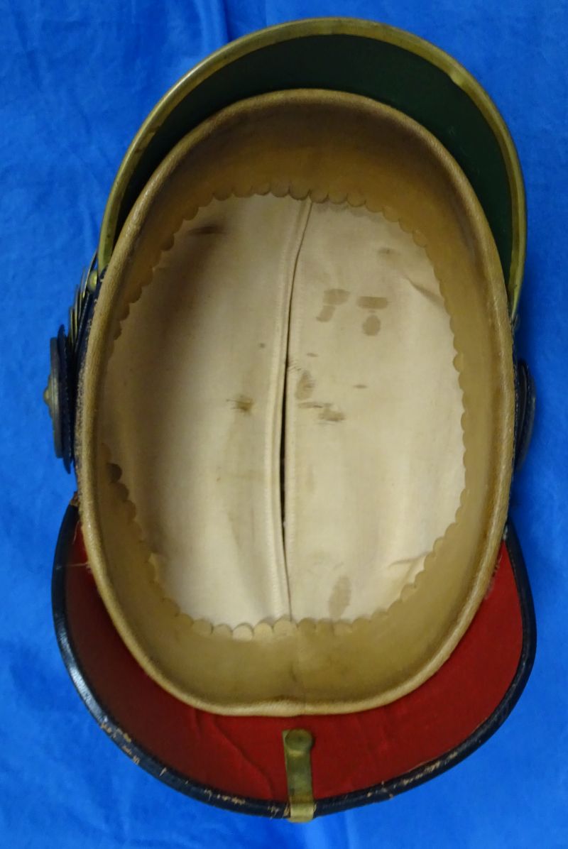 Cased Imperial Prussian Artillery Officer Pickelhaube - Image 11