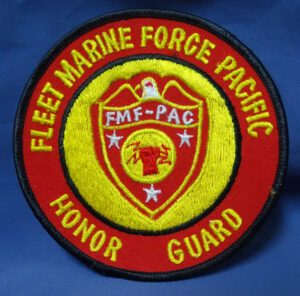U.S. Marine Corps Fleet Marine Force Pacific Honor Guard Pocket Patch