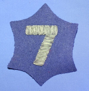 WWI Bullion 7th Corps Patch