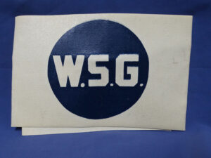 WWII Wisconsin State Guard Oil Cloth Armband