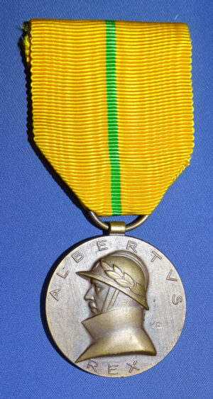 Belgian Commemorative Medal Of The Reign Of King Albert 1909-1934