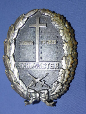German Weimar Republic Era Freikorps Schlageter Badge