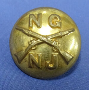 1880s/1890s New Jersey National Guard Infantry Button
