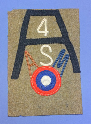 WWI 1st Army 4th Company Air Service Mechanic Co Patch