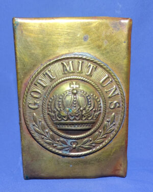 WWI German Brass Match Box Holder