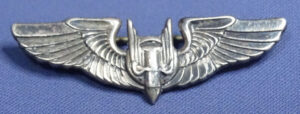 WWII 1-1/2" USAAF Sterling Aerial Gunner's Wing