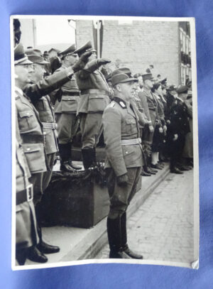 WWII German RAD Photo 3-1/2 x 4-3/4"