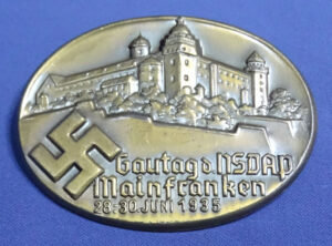1935 Gautag NSDAP Mainfranken Tinnie