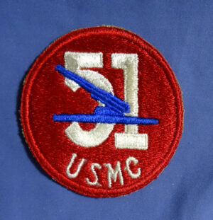 WWII USMC 51st Defense Battalion Patch