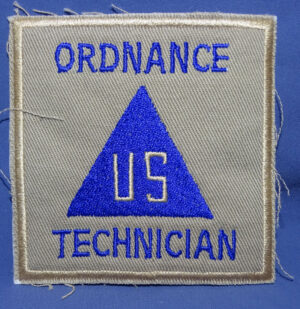 U.S. Ordnance Technician Non-Combatant / Civilian Personnel Patch