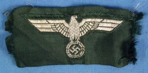 German Army Silver Wire NCO/Officer M43/Overseas Cap Eagle